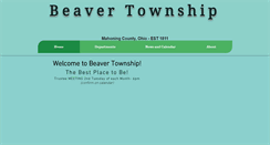 Desktop Screenshot of beavertwp-oh.gov
